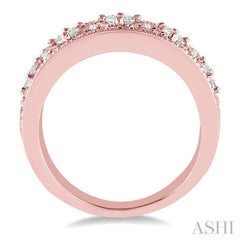 7/8 Ctw Diamond Fashion Band in 14K Rose Gold